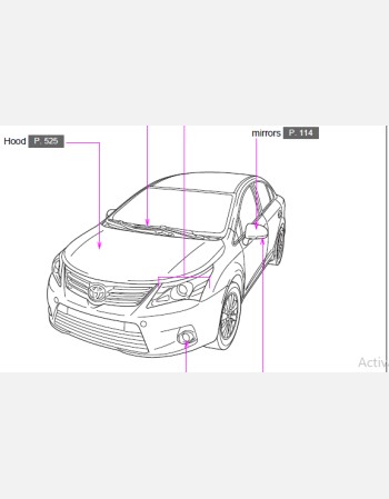 toyota avensis 2014-2015 owners manual rhd and lhd